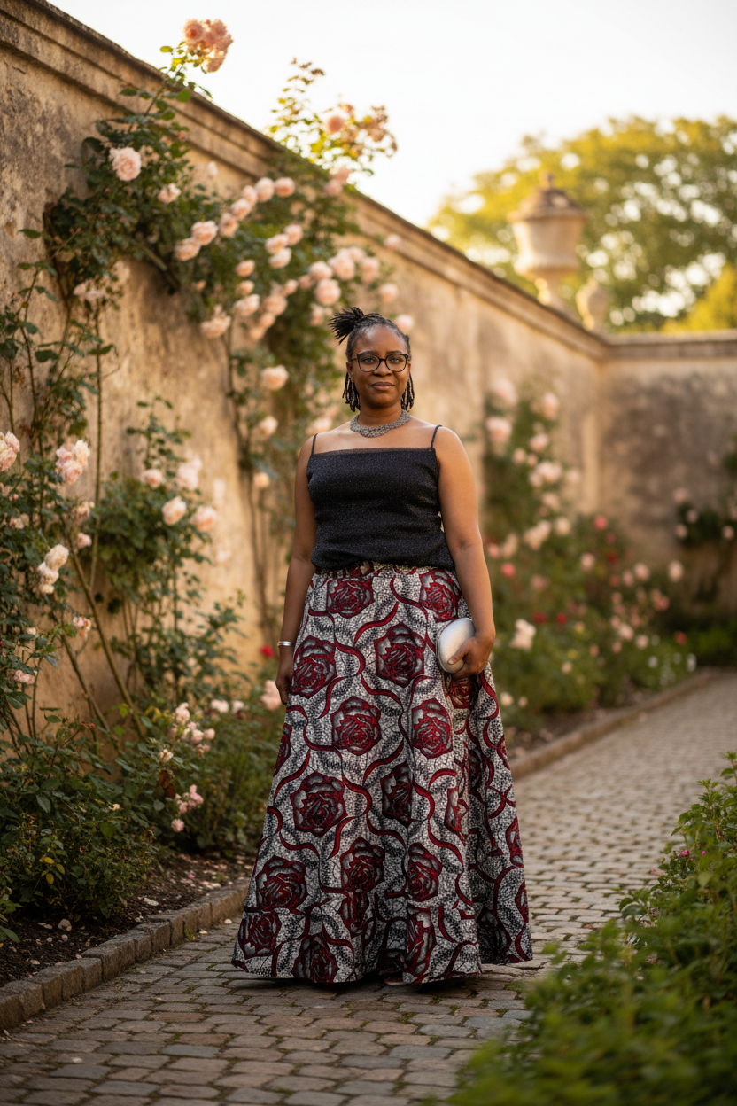 Full Length Flared Floral Shirt – Lifestyle